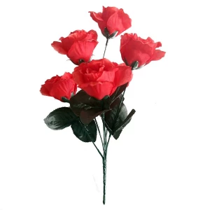 Картинка Букет с розами 6 голов 34см 086-672