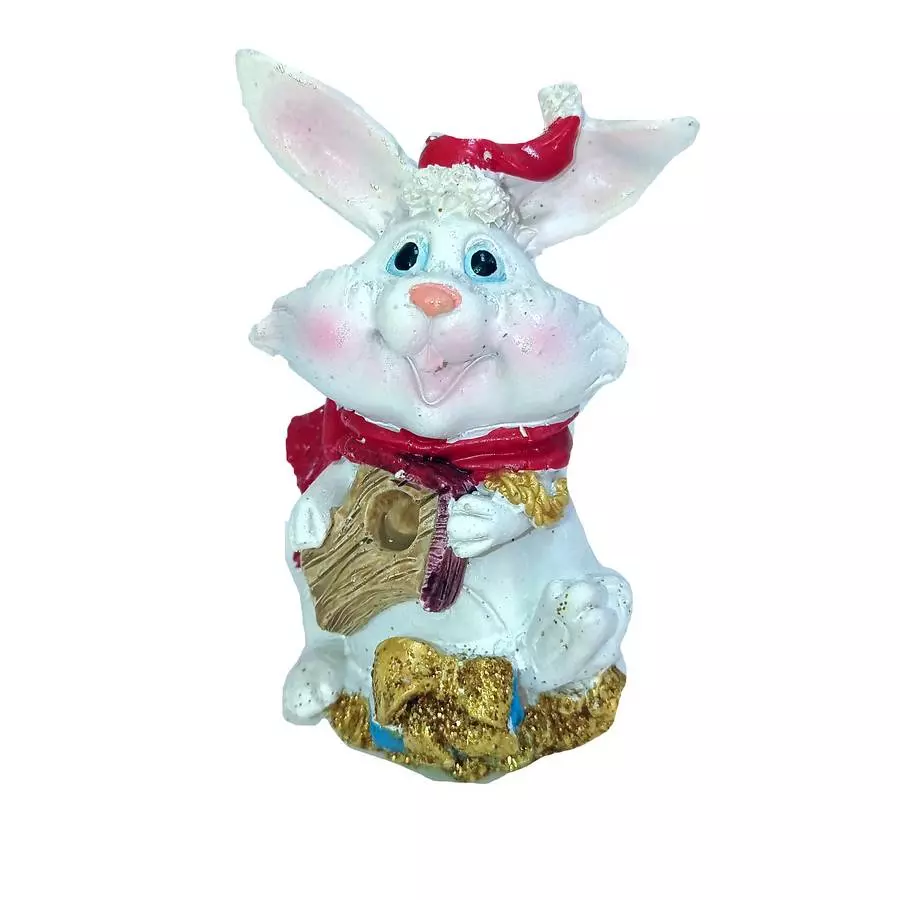 Сувенир Кролик в шарфе 2617 1/4 фото 2