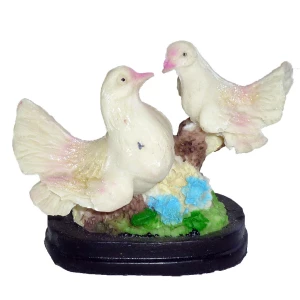 Фотка Сувенир Пара голубей на подставке 3488 9,5см