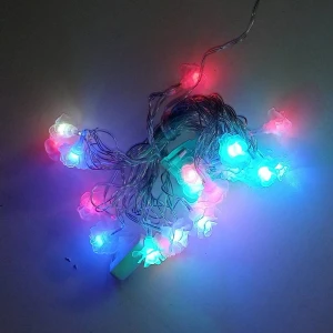 Приобретаем  Гирлянда 40LED фигурок ЦВЕТОК разноцвет