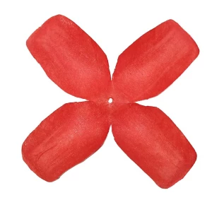 Картинка Заг-ка для розы YZ-2 красной 4-кон. длинный 10-12,5см 1416шт/кг