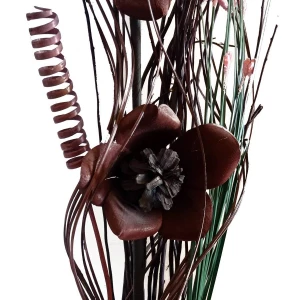Купить в Йошкар-Оле Сухоцвет три тёмных цветка 947-03 93см