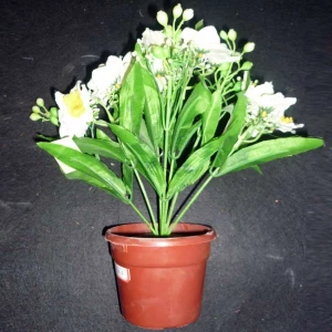 Товар Мелкие цветы в горшочке 864-11 12см