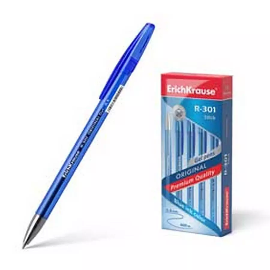Ручка гелевая ORIGINAL Gel 0.5 синяя R-301 (Erich Krause) 40318 ИГМ1958 фото 1