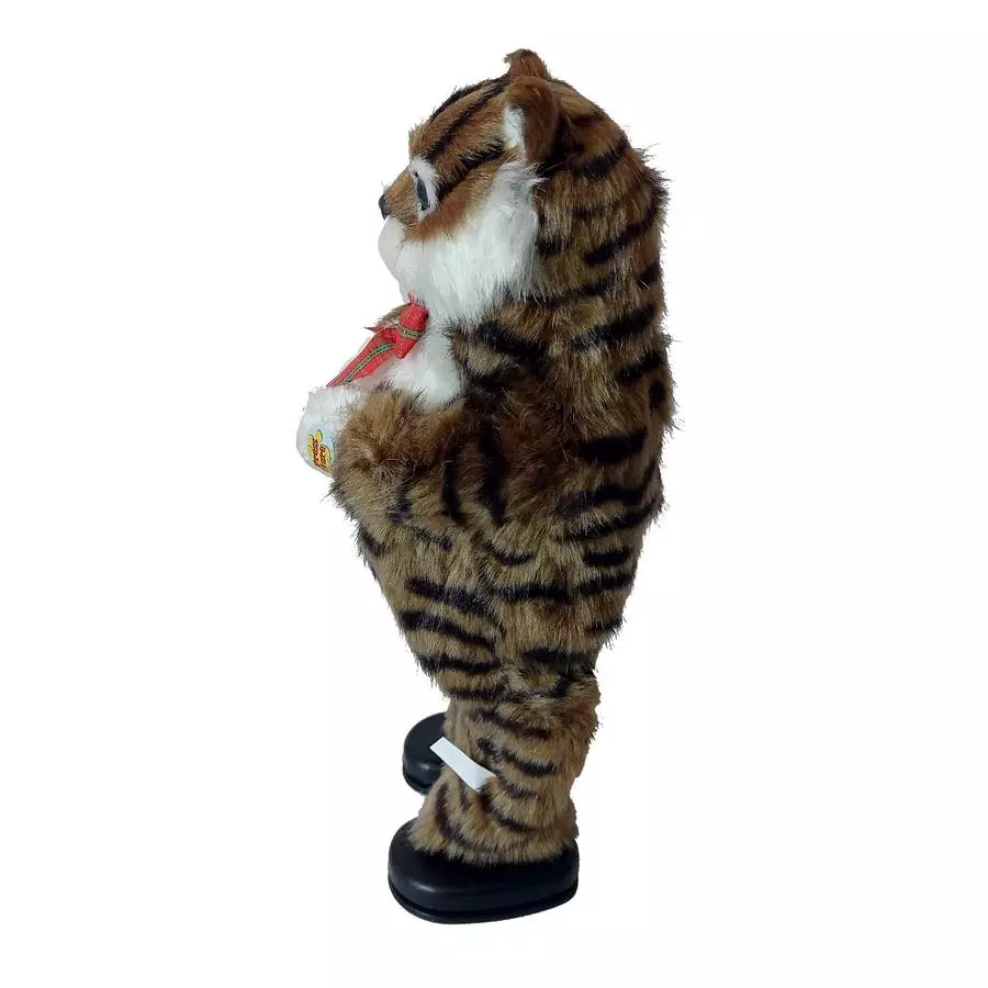 Фотография Мягкая игрушка поющий кот поёт песню и танцует БРАУН 28см