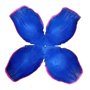 Фотография Заг-ка для розы YZ-63 синей с роз.кантом 4-кон. малый узк. 13-16см 824шт/кг