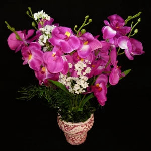 Фотка Букет искусственных орхидей в горшке 500