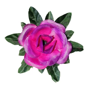 Купить  Головка розы Ясмин с листом 4сл 14см 393АБВ-л068-201-190-109(012,202) 1/42