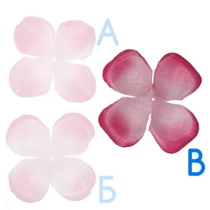 Картинка Заготовка для розы 190-3 Розовая квадр. 4-кон. (x1) 12см 1608шт/кг