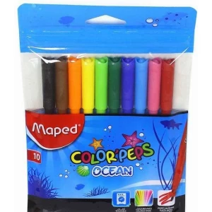 Фотография Фломастеры "Maped "Color Peps Ocean" 10 Цв. Смываемые 845724