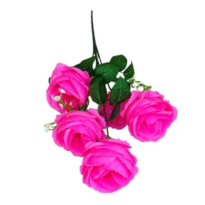 Фотография Букет с розами 5 голов 50см 577-870