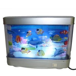 Заказываем в Москве Светильник (ночник) аквариум с рыбками 26см