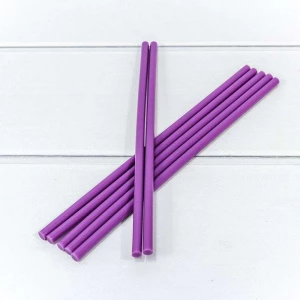 Фотка Клей "Термопластичный" (палочка) Фиолетовый 0,7см x 25см (1 кг = 102 штуки) 0002016/16