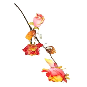 Фотка Ветка с тремя розами 95см