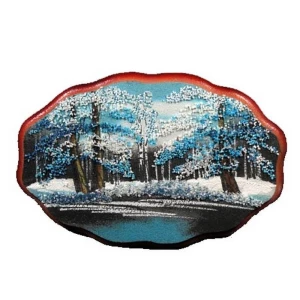 Фотка Картина из камня Зима горизонтальная облачко 12x18см