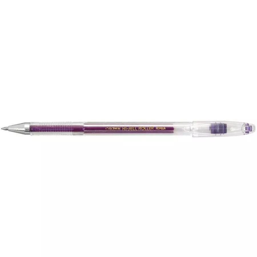 Ручка Гел."Crown" Фиолетовая HJR-500H фото 1