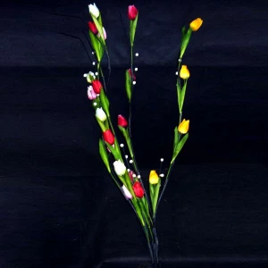 Фото Ветка с большими тюльпанами 150см (цена за 5 штук)