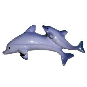 Картинка Магнит 798 Дельфины парочка 9x5см