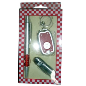 Заказываем в Йошкар-Оле Набор подарочный Брелок с фонариком, ручка + (нож или кусачки)
