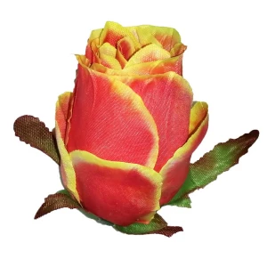 Заказываем в Санкт-Петербурге Головка розы Барик с листом 5сл 9,5см 1-2-1 336АБВ-л056-201-191-171-008 1/28