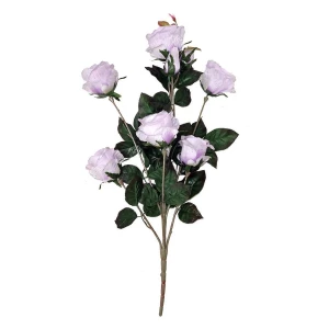 Фото Букет с 7 розами и 2 бутона НЕЖНЫЕ ЦВЕТА 76см