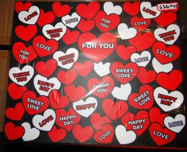 Купить  Набор 10 подарочных коробок Пожелания в сердцах