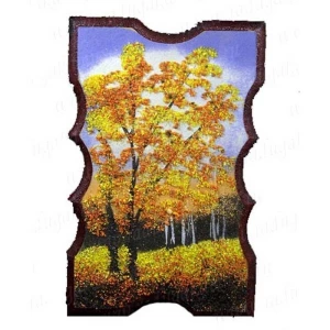 Фотка Картина из камня Осеннее утро прямоугольное 11,5x18см