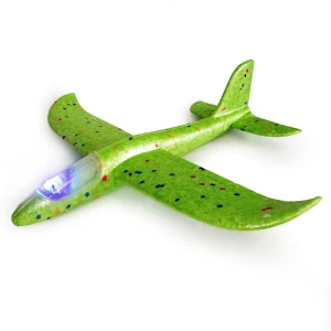 Фотка Игрушка Самолёт планер Green Светящийся малый