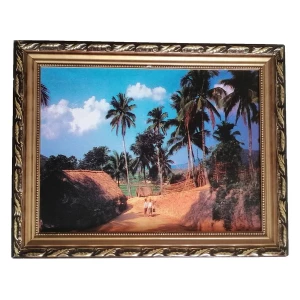 Картинка Картина в раме настенная Пальмы на пляже 47x37см