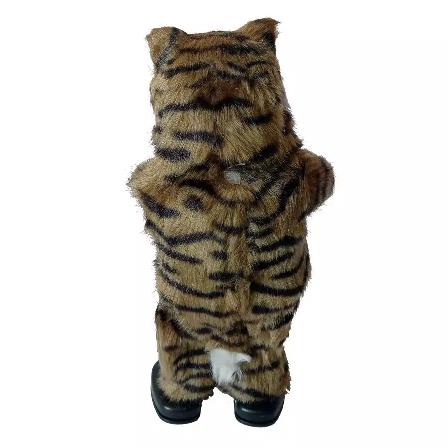 Фотография Мягкая игрушка поющий кот поёт песню и танцует БРАУН 28см