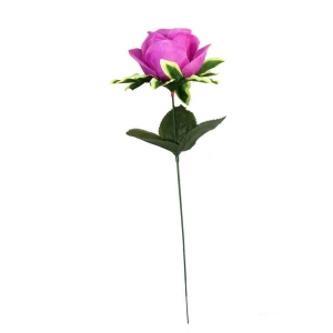 Фотография Искусственная роза 30см 001-482