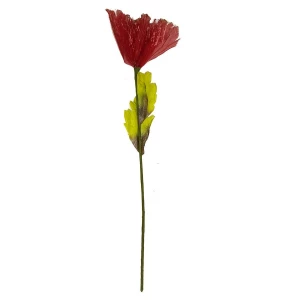 Картинка Цветок капроновый на толстой ветке 57см