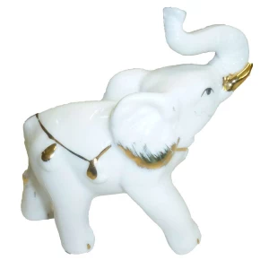 Приобретаем по Норильску Сувенир Слон белый с позолотой 2682
