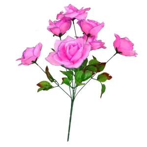 Купить  Букет с розами на 7 голов 47см 203-528
