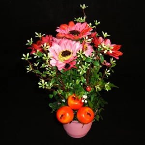 Фотка Букет искусственных роз в горшке 521