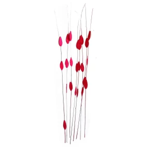 Фотка Набор Сухоцветов красные листики 110см