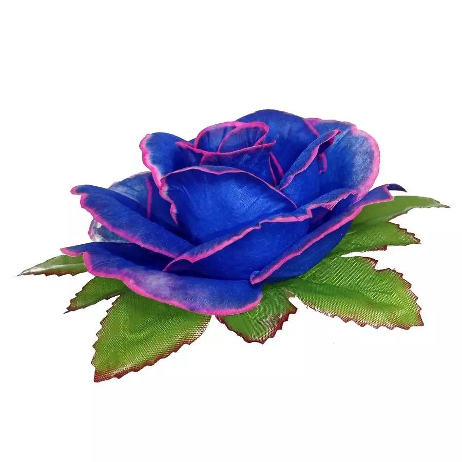 Головка розы с листом 5сл 17см 1-1-2 466АБВ-л084-204-191-172 1/14 фото 1