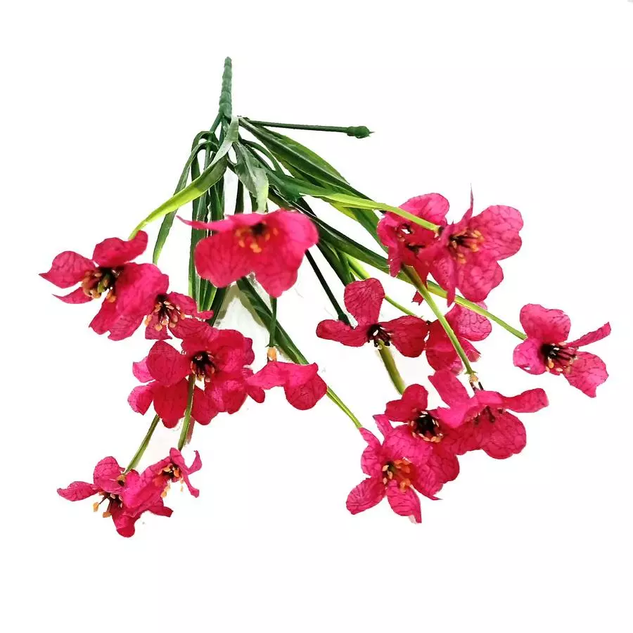 Фотография Букет 5 веток с пятнистыми цветочками 33см