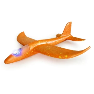 Фотка Игрушка Самолёт планер Orange Светящийся малый