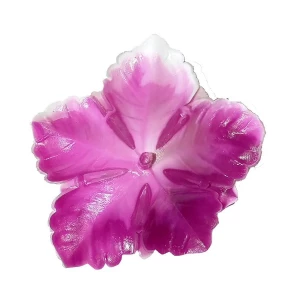 Покупаем по Великим Лукам Головка розы Алабаш (пластиковая) фиолет. 5сл 7,5см (199шт/кг) 1/30
