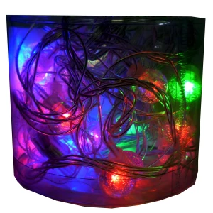 Купить в Йошкар-Оле Гирлянда 40л LED с прозрачным проводом (длина 360см + кабель 60см)