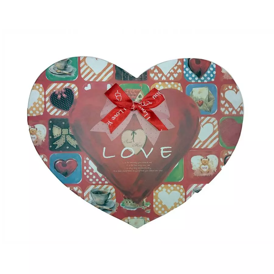 Коробка в форме сердца Бантик Love 33,5x27см фото 3