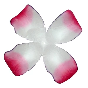 Картинка Заг-ка для розы YZ-65 бело-розовой с фиол.кантом 4-кон. больш. шир. 14,5-17см 735шт/кг