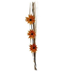 Фотография Сухоцвет с тремя цветками 947-002 115см