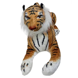 Фото Мягкая игрушка РЫЧИТ Тигр лежачий Средний 80см (+55см хвост)