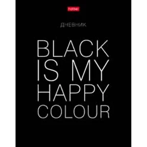 Картинка Дневник Универс. Тв.Обл. "Black Is My Happy Color" (Hatber) Глянц.Лам. 40ДТ5В_27419