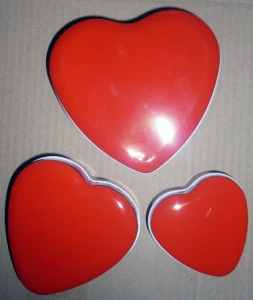 Купить Набор 3х шкатулок Красное сердце 3649