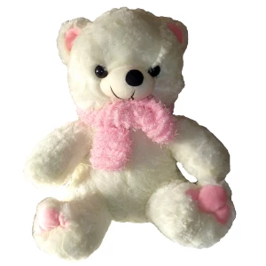 Фотография Мягкая игр. Медведь с розовым шарфом 43см