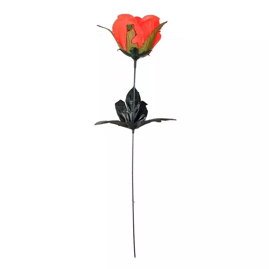 Фотография Искусственная роза на ножке 36см 437-734