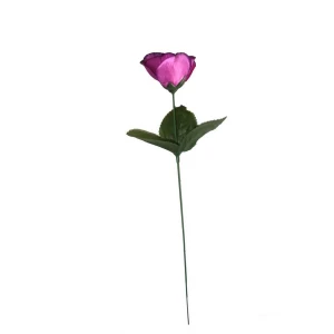 Фотография Искусственная роза 30см 001-441